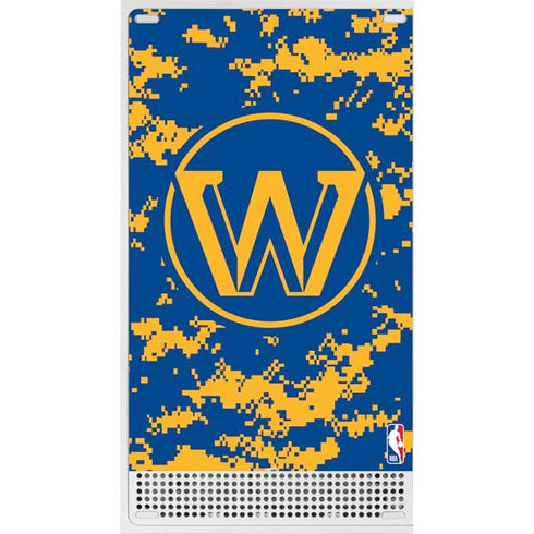 NBA Golden State Warriors Digi Camo Xbox Series S Console Skin